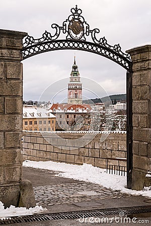 Krumlov Castle, Czech republic Stock Photo